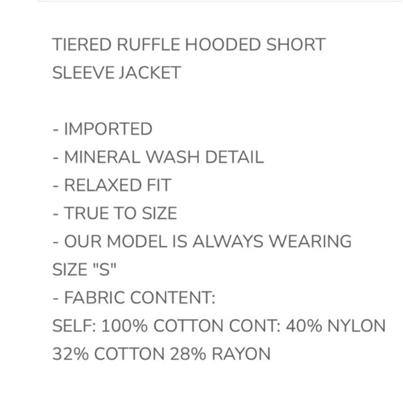 Oli & Hali Multi Tiered  Patchwork Button Down Hooded Shirt - Picture 5 of 5